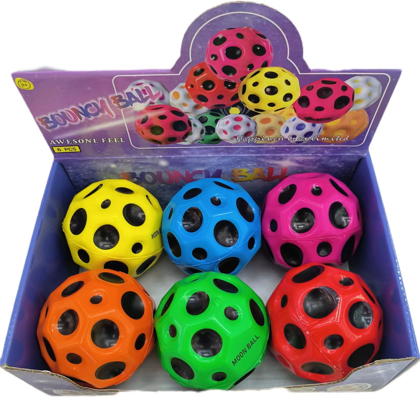 Six color moon ball Outdoor and Sports